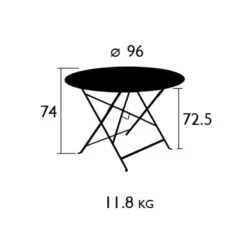 Floréal Table Ø96 Cm, Cedar Green 7 Floréal Table Ø96 Cm, Cedar Green -Exterique Sales Store 84e96264 d61c 4edb 967d 1101840256f8