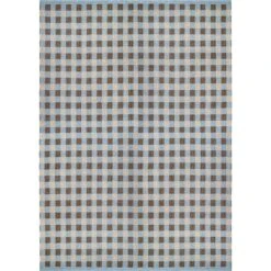 Poppy Rug Blue/Brown, 170x250 Cm