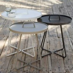 On The Move Side Table Small, Black -Exterique Sales Store cane line on the move side table small 2