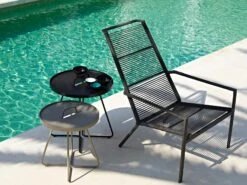 On The Move Side Table Small, Black -Exterique Sales Store cane line on the move side table small 3