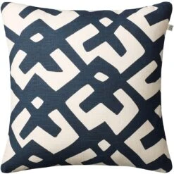 Dadra Cushion 50x50 Cm, Blue / Off White