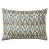 Ikat Delhi Cushion Indoor/Outdoor 40x60 Cm, Heaven Blue/Beige