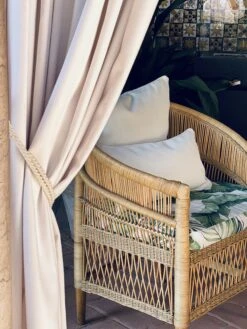 Narrow Stripe Cushion 25x45 Cm, White -Exterique Sales Store diyti narrow stripe cushion 25x45 cm 3