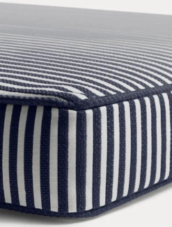 Narrow Stripe Sunbed Cushion 60x186 Cm, Navy -Exterique Sales Store diyti narrow stripe sunbed cushion 60x186 cm 4