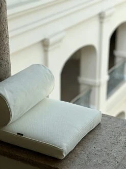 Plain Cushion 17x45 Cm, White -Exterique Sales Store diyti plain cushion 17x45 cm 4