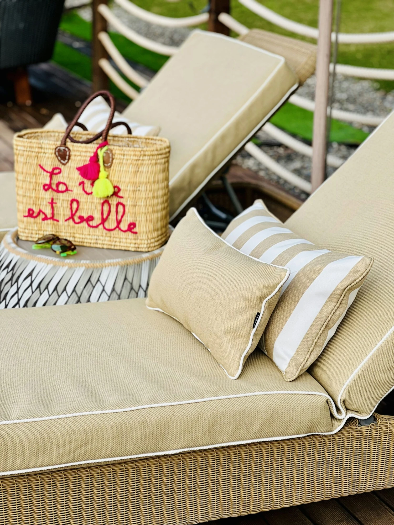 Plain Cushion 25x45 Cm, Beige 3 Plain Cushion 25x45 Cm, Beige - Image 3