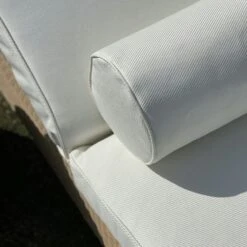 Plain Sunbed Cushion 60x186 Cm, White -Exterique Sales Store diyti plain sunbed cushion 60x186 cm 6