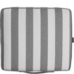 Wide Stripe Boat Cushion 40x45 Cm, Grey