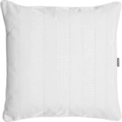 Wide Stripe Cushion 45x45 Cm, White