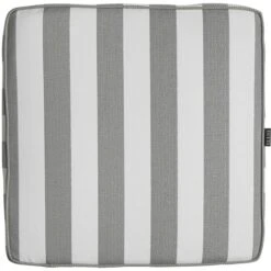 Wide Stripe Cushion 45x45 Cm, Grey