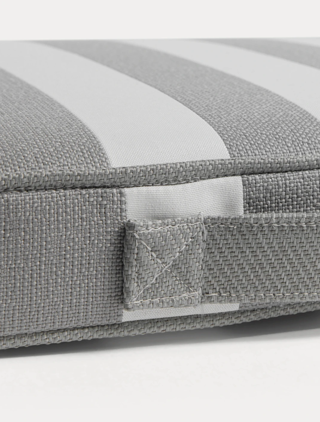 Wide Stripe Boat Cushion 40x45 Cm, Grey 3 Wide Stripe Boat Cushion 40x45 Cm, Grey - Image 3