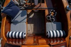 Wide Stripe Cushion 17x45 Cm, Navy -Exterique Sales Store diyti wide stripe cushion 17x45 cm 7