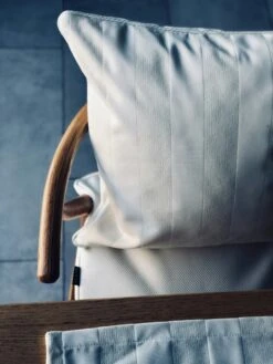 Wide Stripe Cushion 45x45 Cm, White -Exterique Sales Store diyti wide stripe cushion 45x45 cm 10