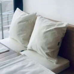 Wide Stripe Cushion 45x45 Cm, White -Exterique Sales Store diyti wide stripe cushion 45x45 cm 11