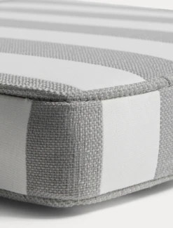 Wide Stripe Sunbed Cushion 60x186 Cm, Grey 7 Wide Stripe Sunbed Cushion 60x186 Cm, Grey -Exterique Sales Store diyti wide stripe sunbed cushion 60x186 cm 2