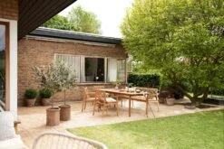 M2 Sammen Dining Table Outdoor Teak, 220 Cm -Exterique Sales Store fdb mbler dining table outdoor teak 1