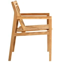 M1 Sammen Dining Chair Outdoor Teak -Exterique Sales Store fdb mbler m1 together garden chair 3