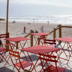 Bistro Table 57x57 Cm, Chili -Exterique Sales Store fermob bistro table 57x57 cm 4 1