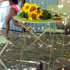 Floréal Table Ø77, Chili -Exterique Sales Store fermob floreal table 77 cm 17