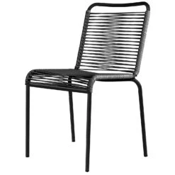 FIAM Mya Spaghetti Chair, Black