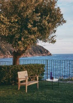 Gubi F-Chair Outdoor Lounge Chair Teak -Exterique Sales Store gubi f chair outdoor lounge chair 4