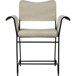 Gubi Tropique Dining Chair, Classic Black / Udine 12