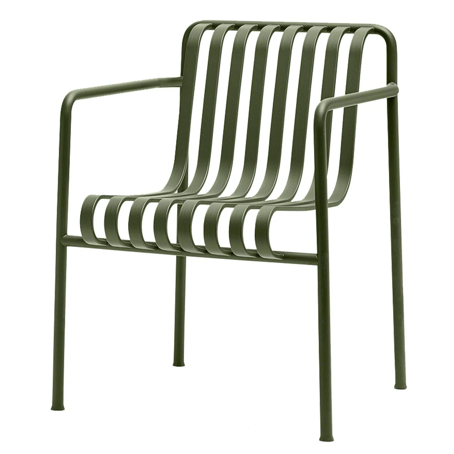 Hay Palissade Dining Armchair Olive 1 Hay Palissade Dining Armchair Olive
