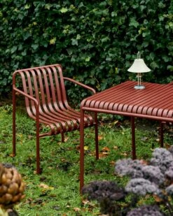 Hay Palissade Armchair, Iron Red -Exterique Sales Store hay palissade dining armchair 36
