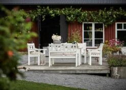 Läckö Armchair, White -Exterique Sales Store hillerstorp lacko fatolj vit 2