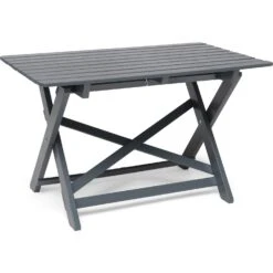 Torpet Table 109x67 Cm, Steel Gray