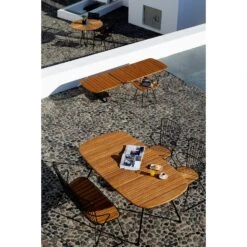 Paon Dining Chair, White Taupe/Bamboo -Exterique Sales Store houe paon dining chair 2