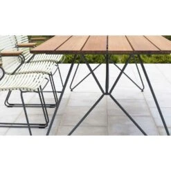 Sketch Dining Table 160 Cm, Bamboo/Grey 6 Sketch Dining Table 160 Cm, Bamboo/Grey -Exterique Sales Store houe sketch dining table bamboo grey 2