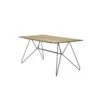 Sketch Dining Table 160 Cm, Bamboo/Grey