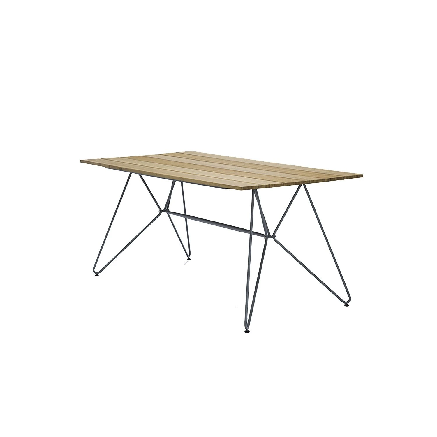 Sketch Dining Table 160 Cm, Bamboo/Grey 1 Sketch Dining Table 160 Cm, Bamboo/Grey
