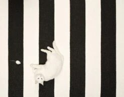 Bob Rug 70x120 Cm, Black/Vanilla -Exterique Sales Store pappelina bob rug black vanilla 2 1