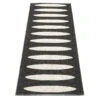 Ella Rug 70x150 Cm, Black/Vanilla