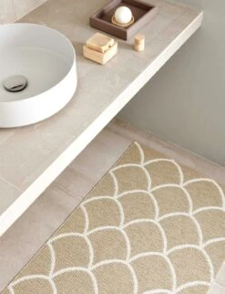 Kotte Rug Sand/ Vanilla, 70x150 Cm -Exterique Sales Store pappelina kotte rug sand vanilla 1
