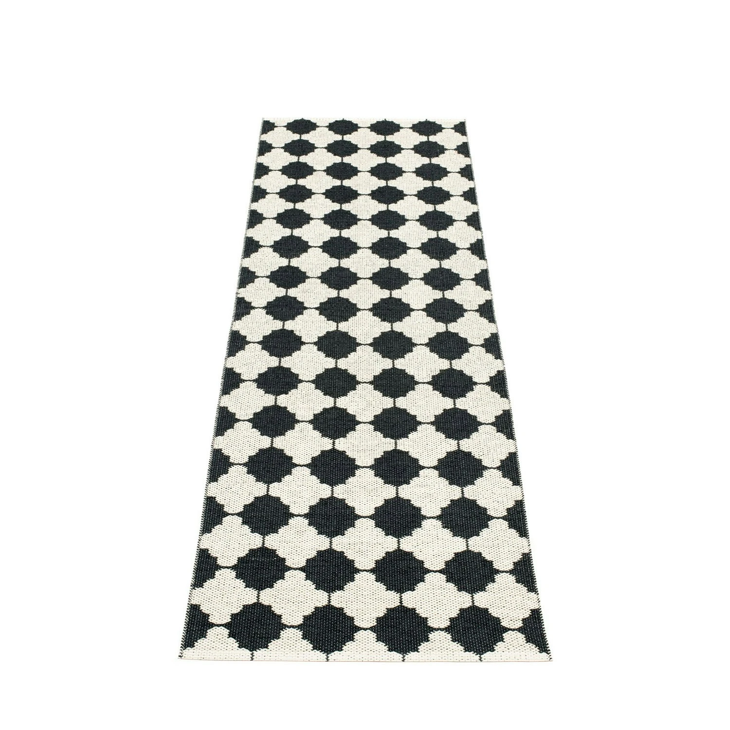 Marre Rug 70x90 Cm, Black/Vanilla/Coral 2 Marre Rug 70x90 Cm, Black/Vanilla/Coral - Image 2