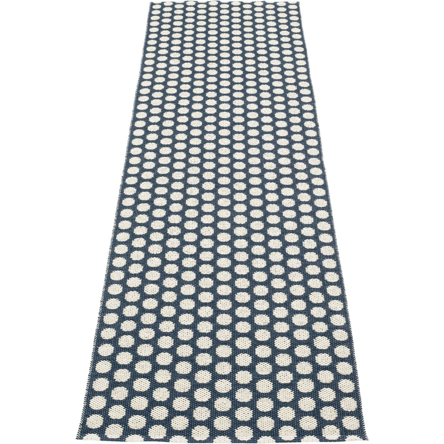 Noa Rug Dark Blue / Vanilla / Warm Grey, 70x250 Cm 1 Noa Rug Dark Blue / Vanilla / Warm Grey, 70x250 Cm
