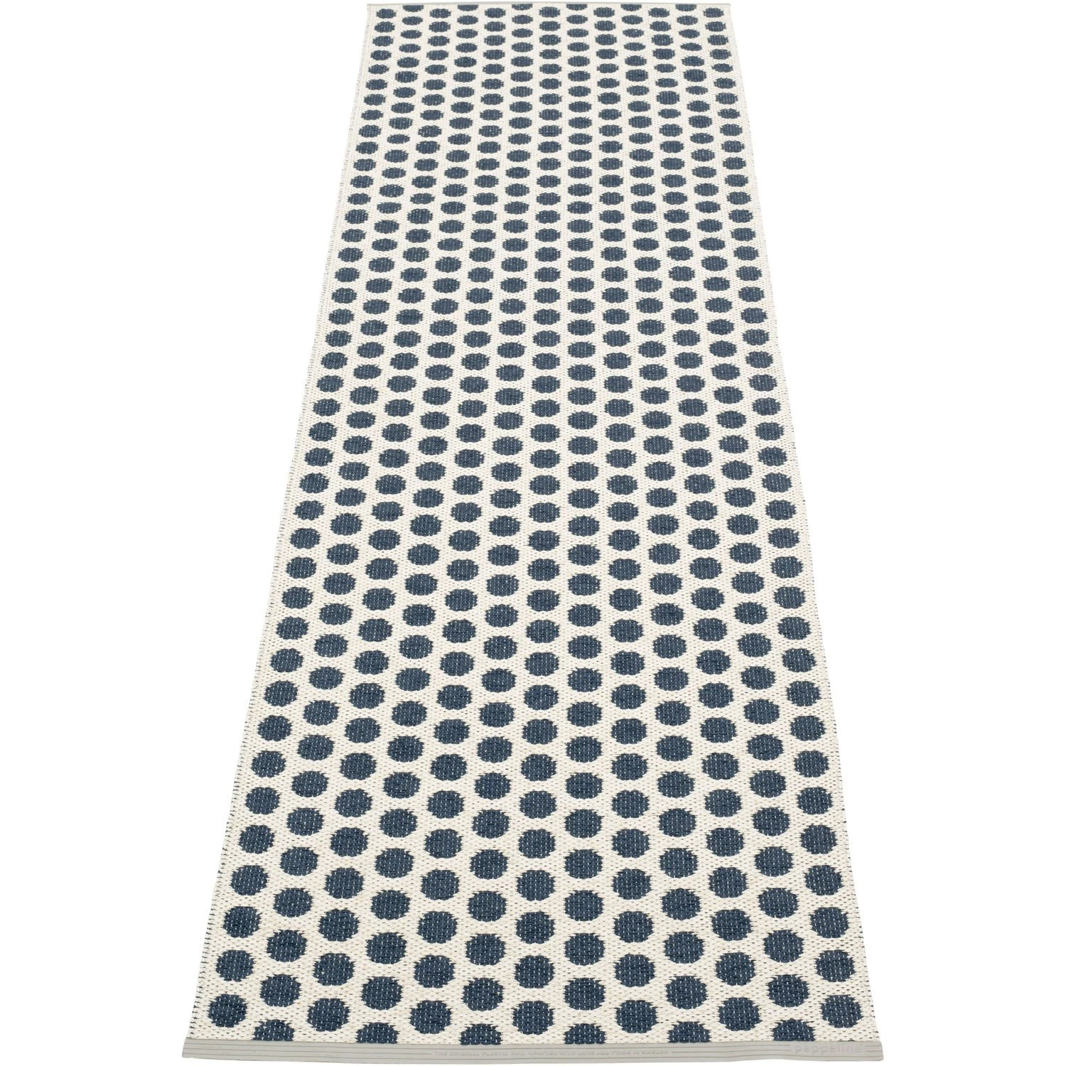 Noa Rug Dark Blue / Vanilla / Warm Grey, 70x250 Cm 2 Noa Rug Dark Blue / Vanilla / Warm Grey, 70x250 Cm - Image 2