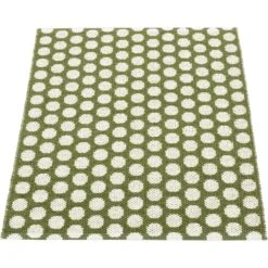 Noa Rug Olive / Vanilla / Warm Grey, 70x90 Cm