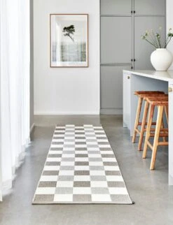 Pix Rug Dark Linen / Vanilla / Linen, 70x300 Cm -Exterique Sales Store pappelina pix rug dark linen vanilla linen 1 1