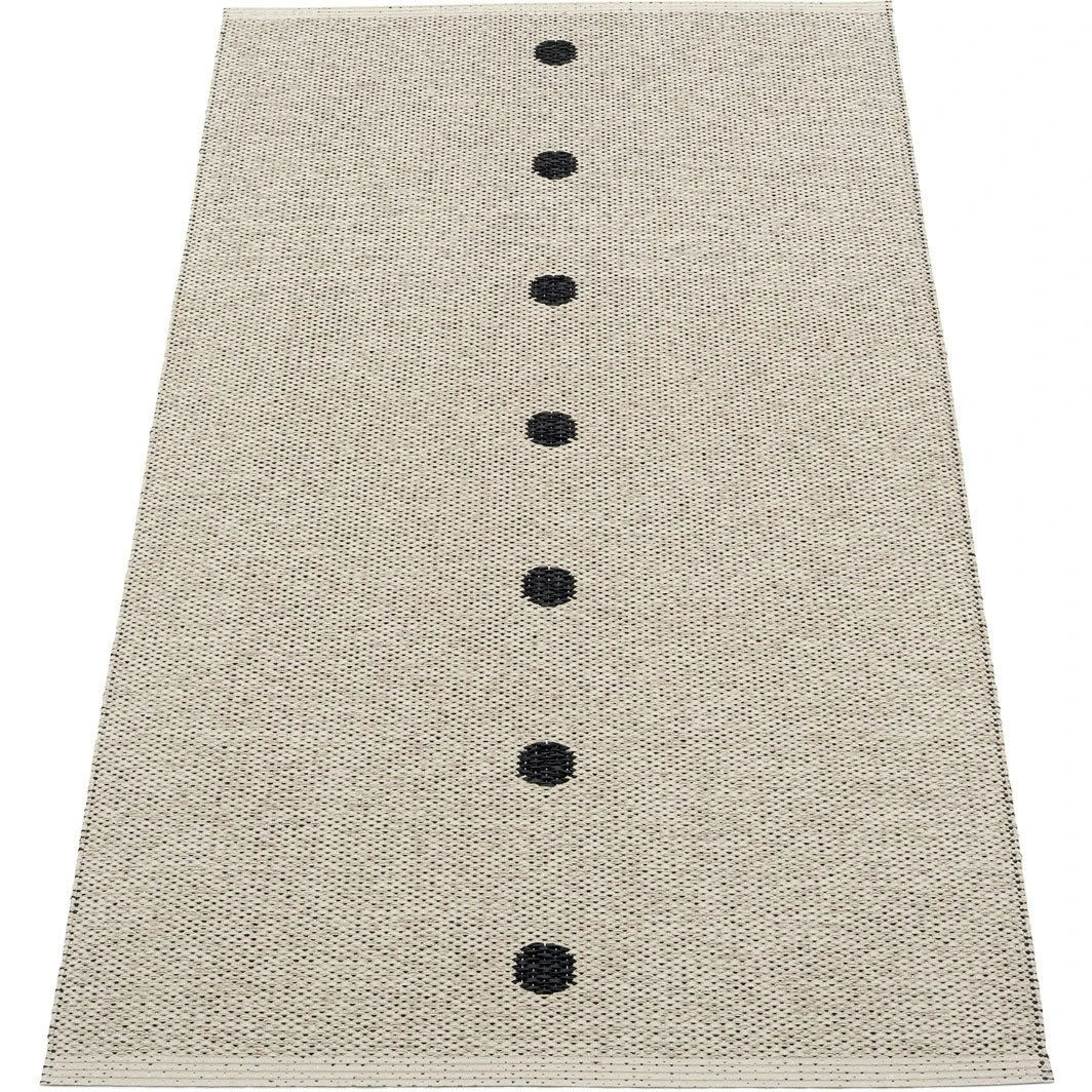 Peg Rug 70x140 Cm, Black/Lin 2 Peg Rug 70x140 Cm, Black/Lin - Image 2