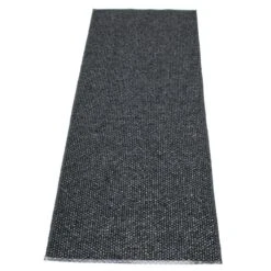 Svea Rug Black Metallic/Black, 70x400 Cm