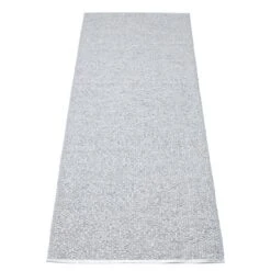 Svea Rug Metallic Grey/Light Grey, 70x240 Cm