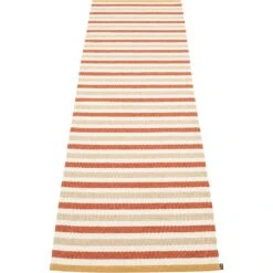 Teo Rug Brick Red / Beige / Vanilla, 70x240 Cm