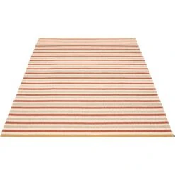 Teo Rug Brick Red / Beige / Vanilla, 140x200 Cm