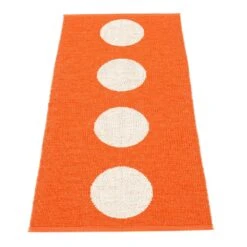 Vera Rug 70x150 Cm, Orange/Vanilla